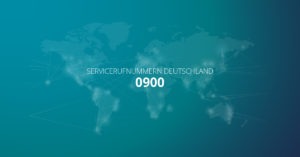 Anbieter 0900 Servicerufnummern Deutschland